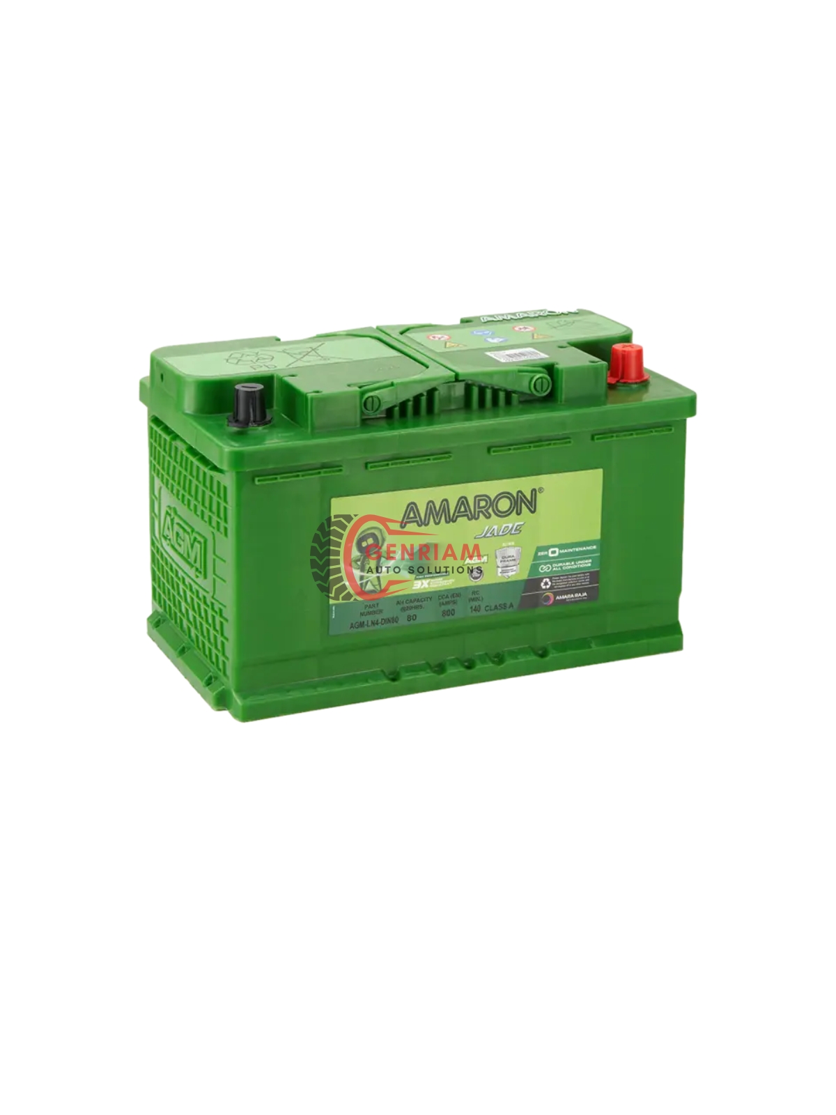 AMARON AGM DIN 80 BATTERY 